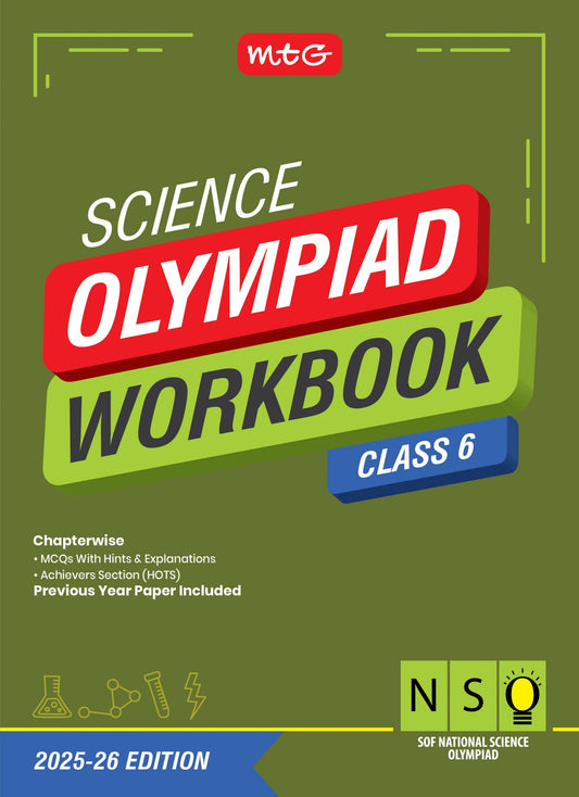 Class 6 NSO National Science Olympiad Work Book - MTG