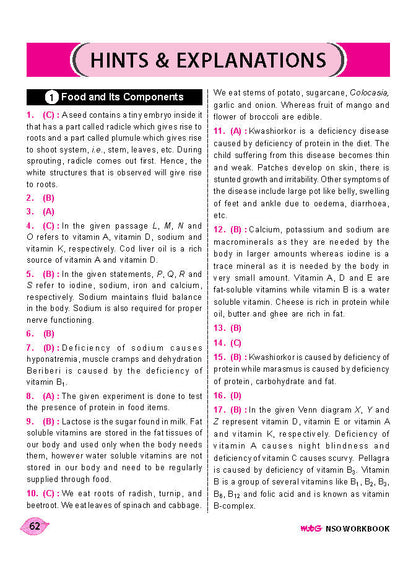 Class 6 NSO National Science Olympiad Work Book - MTG