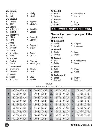 Class 7 IEO International English Olympiad Work Book - MTG