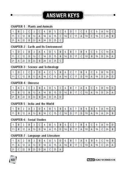Class 7 IGKO International General Knowledge Olympiad Work Book - MTG
