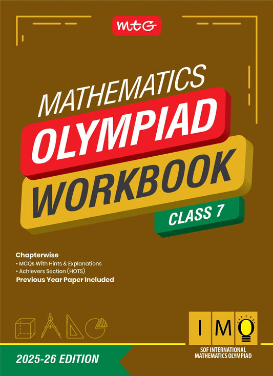 Class 7 IMO International Mathematics Olympiad Work Book - MTG