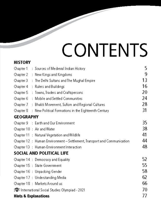 Class 7 ISSO International Social Studies Olympiad Work Book - MTG