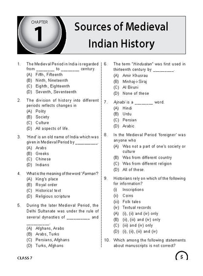 Class 7 ISSO International Social Studies Olympiad Work Book - MTG