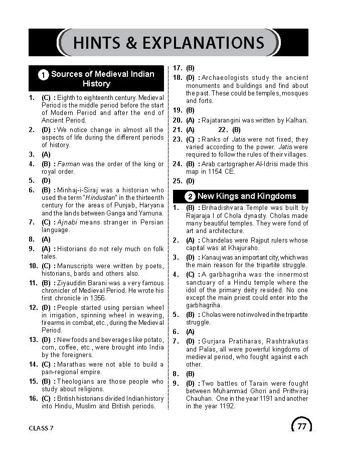 Class 7 ISSO International Social Studies Olympiad Work Book - MTG