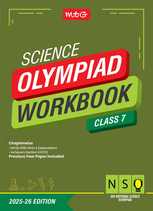 Class 7 NSO National Science Olympiad Work Book - MTG