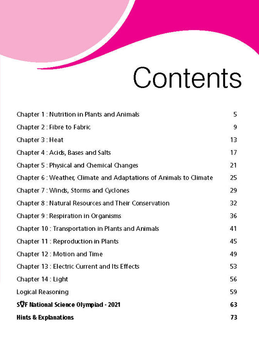 Class 7 NSO National Science Olympiad Work Book - MTG