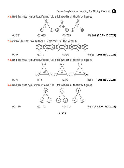 Class 7 Olympiad Reasoning Work Book - MTG
