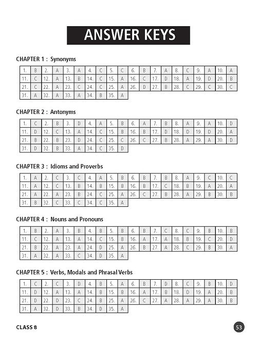 Class 8 IEO International English Olympiad Work Book with MCQs and Achievers Section - MTG