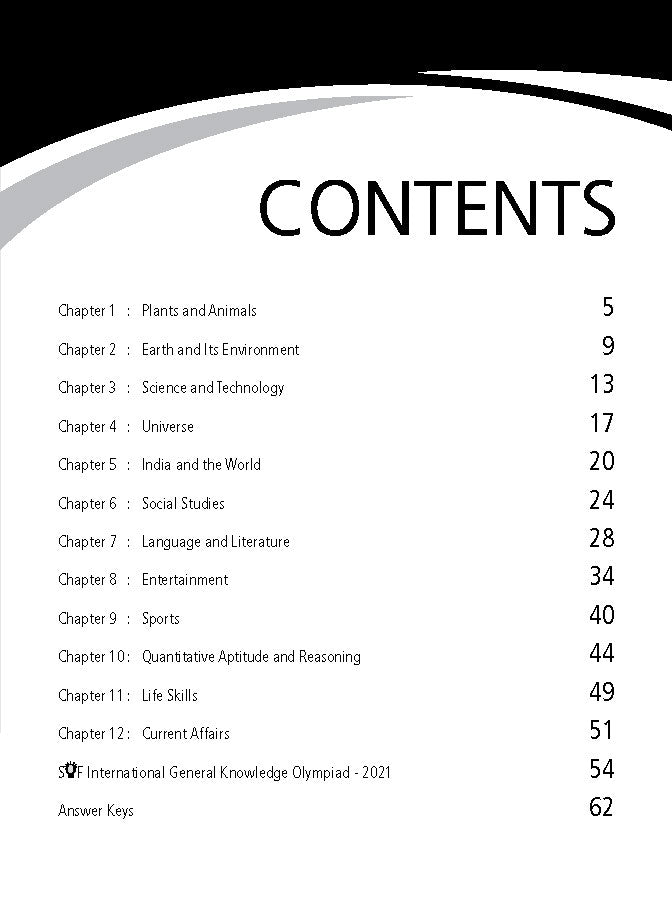 Class 8 IGKO International General Knowledge Olympiad Work Book - MTG