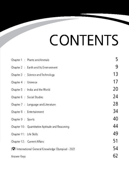 Class 8 IGKO International General Knowledge Olympiad Work Book - MTG