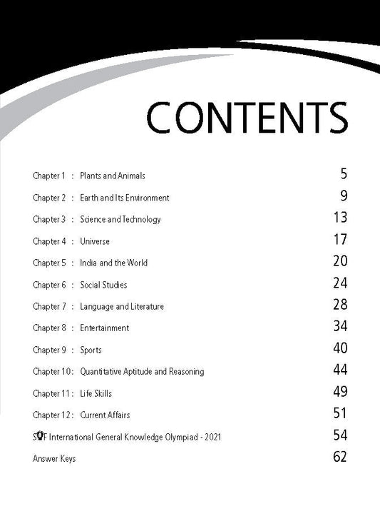 Class 8 IGKO International General Knowledge Olympiad Work Book - MTG