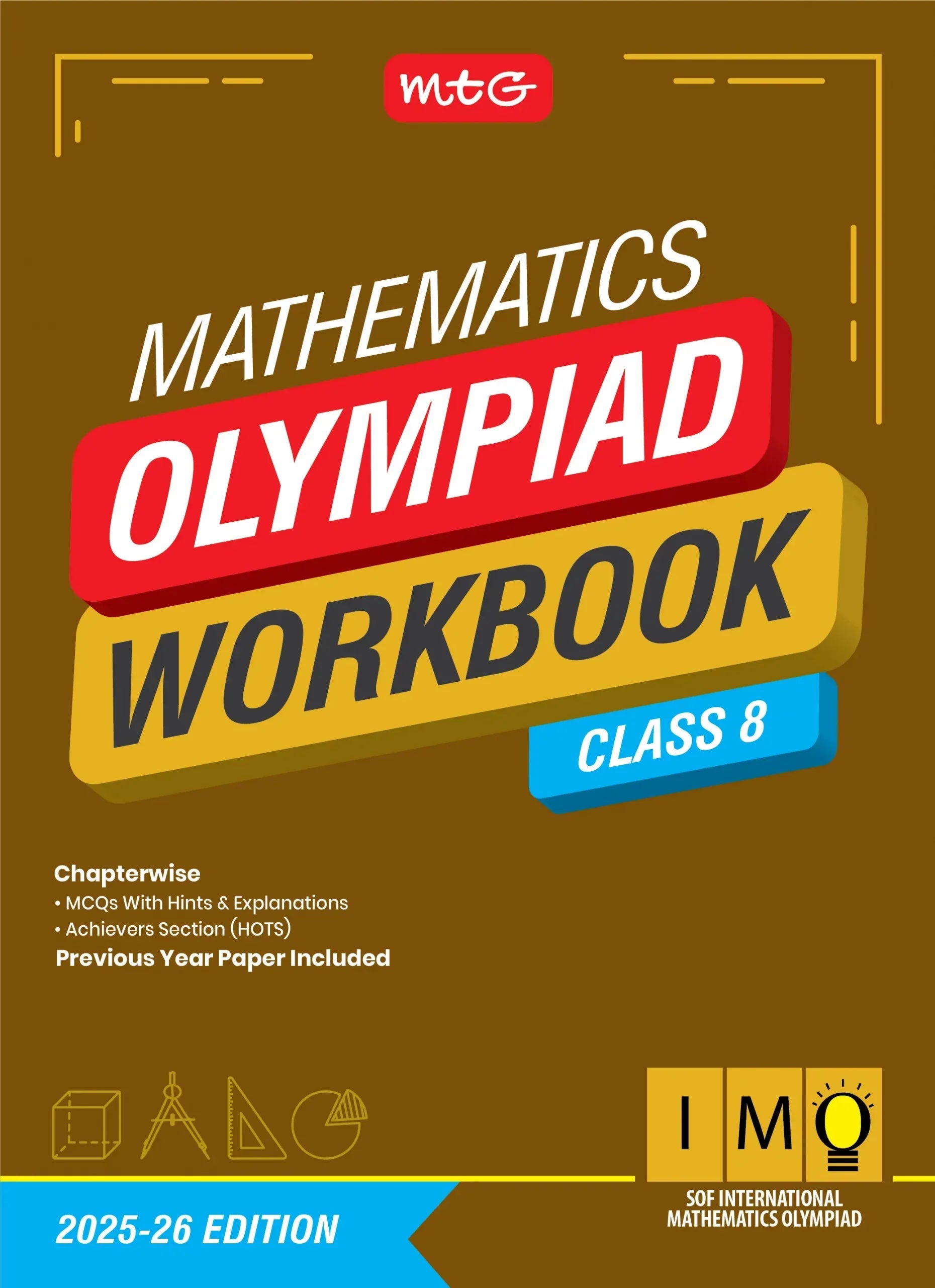 Class 8 IMO International Mathematics Olympiad Work Book - MTG