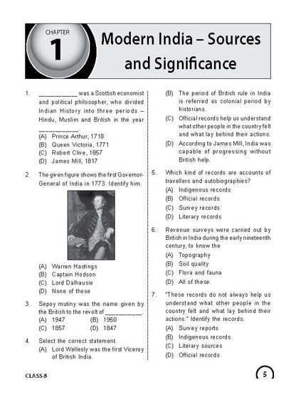 Class 8 ISSO International Social Studies Olympiad Work Book - MTG