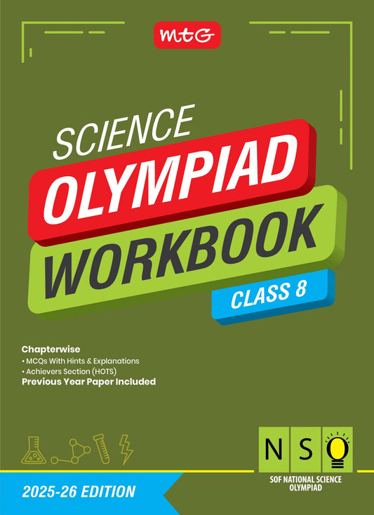 Class 8 NSO National Science Olympiad Work Book - MTG