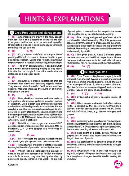 Class 8 NSO National Science Olympiad Work Book - MTG