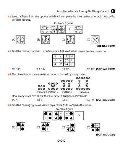Class 8 Olympiad Reasoning Work Book - MTG
