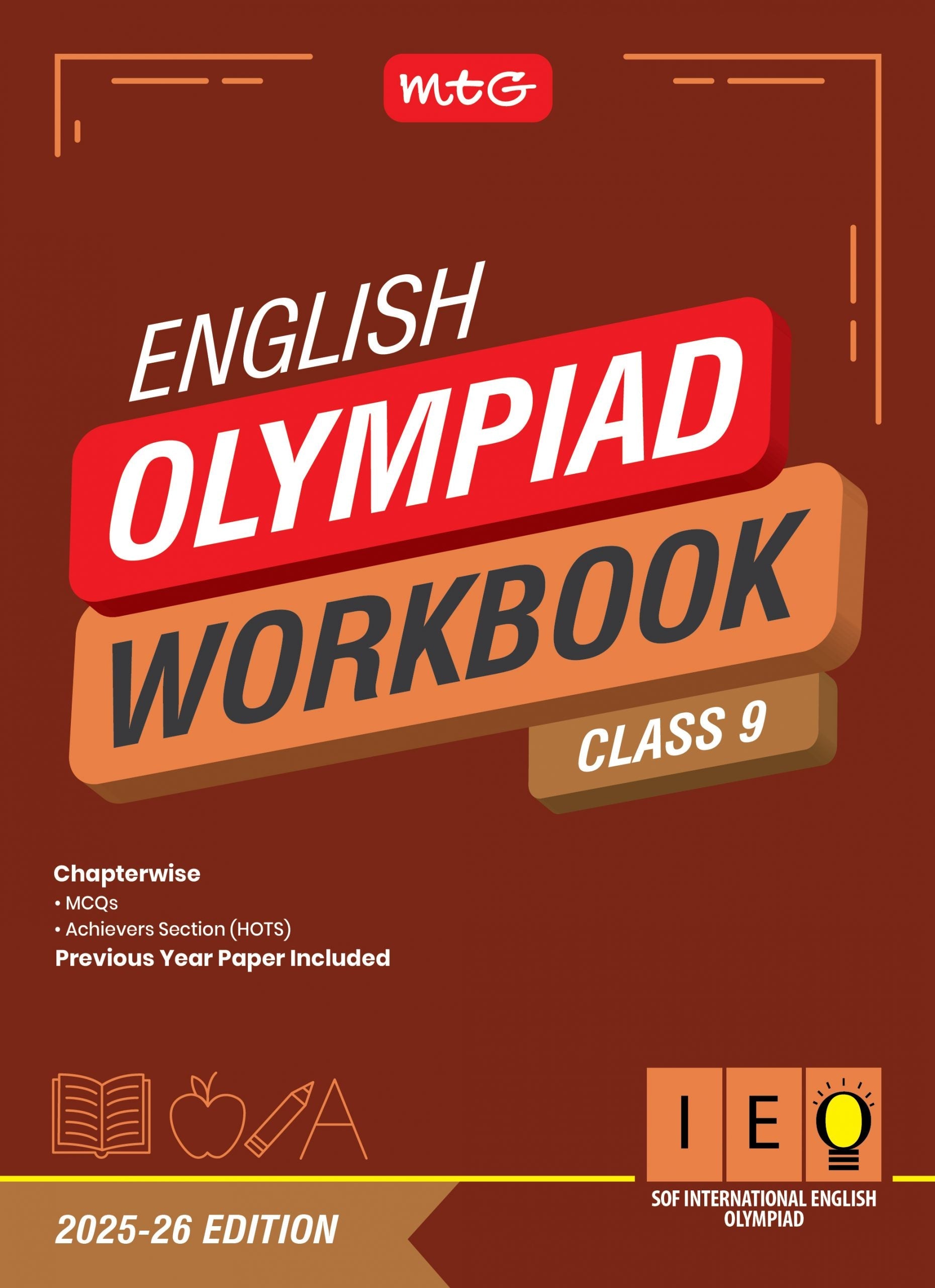Class 9 IEO International English Olympiad Work Book - MTG