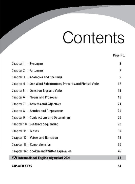 Class 9 IEO International English Olympiad Work Book - MTG