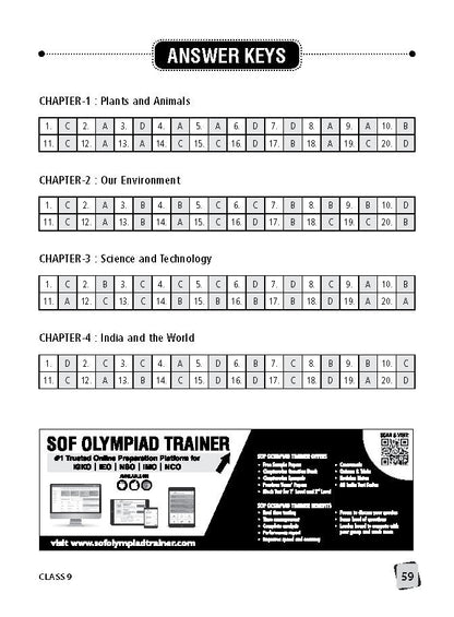 Class 9 IGKO International General Knowledge Olympiad Work Book - MTG