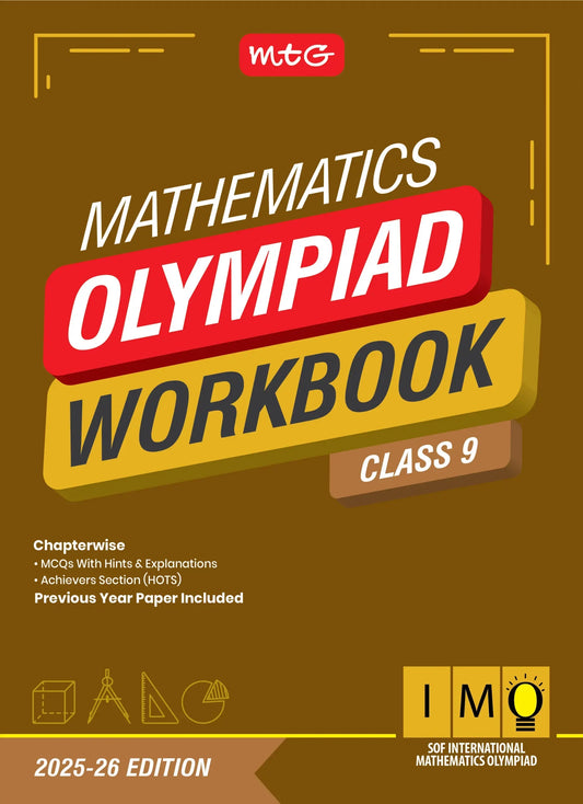 Class 9 IMO International Mathematics Olympiad Work Book - MTG