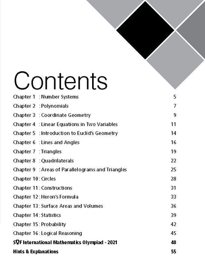 Class 9 IMO International Mathematics Olympiad Work Book - MTG