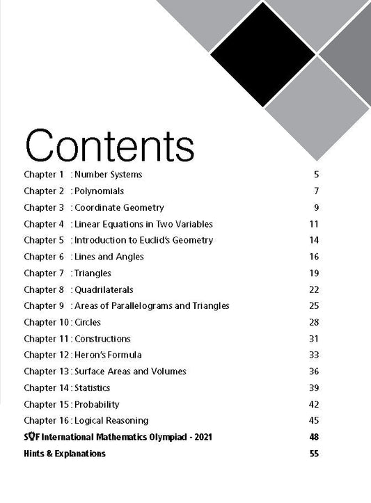 Class 9 IMO International Mathematics Olympiad Work Book - MTG