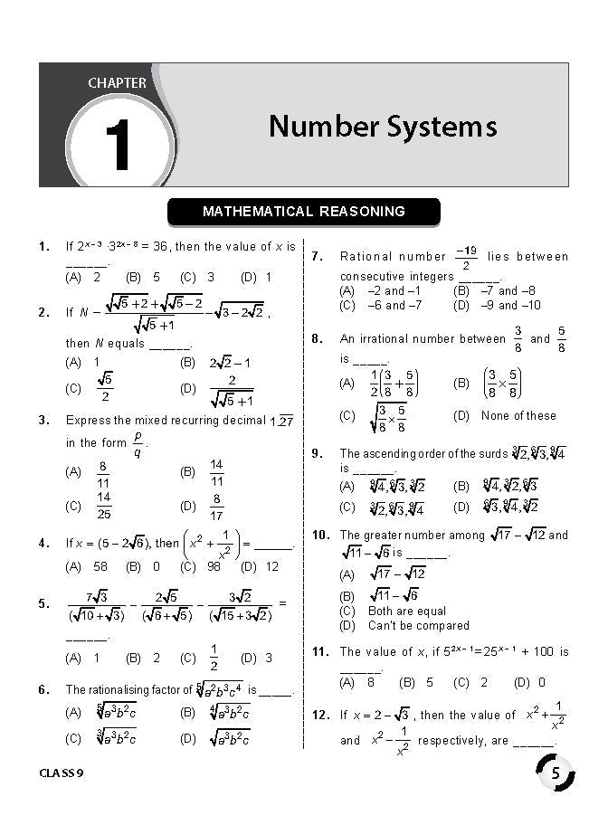 Class 9 IMO International Mathematics Olympiad Work Book - MTG