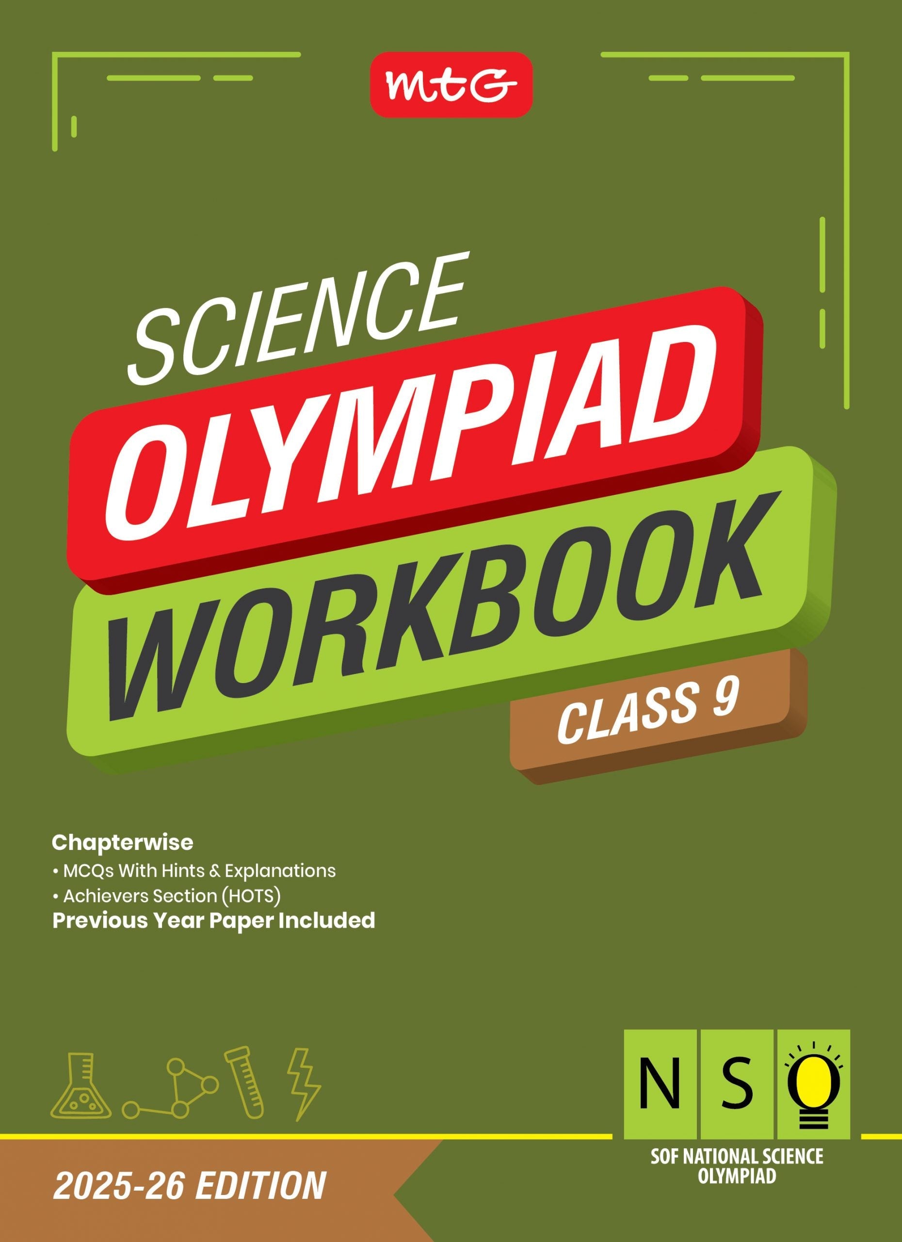Class 9 NSO National Science Olympiad Work Book - MTG