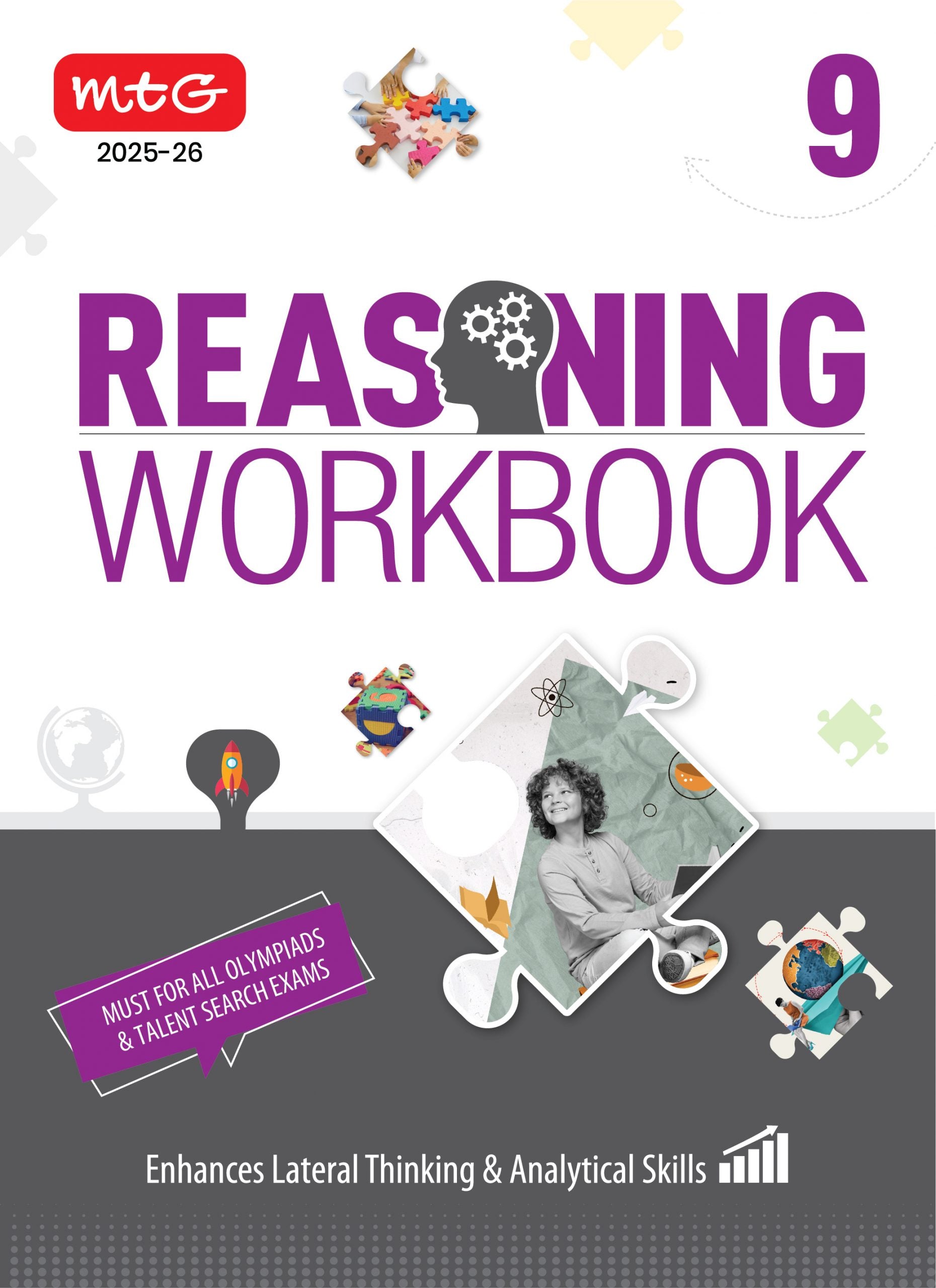 Class 9 Olympiad Reasoning Work Book - MTG